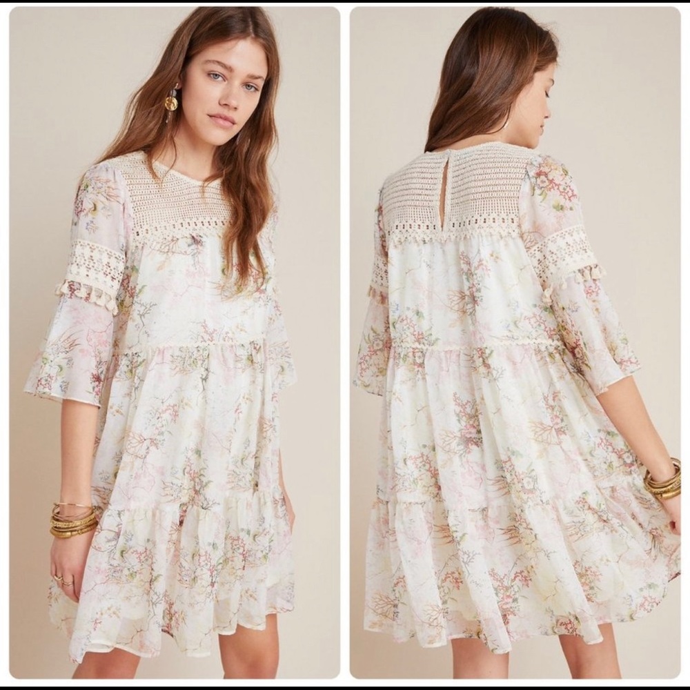 NWT Mynah Designs Christianne Lace Tunic Dress